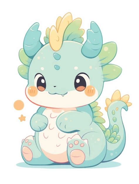 Pin by จราย นามล on jubchay Clipart kawaii 2 Baby dragons drawing