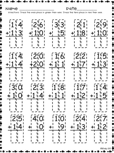 Adding Double Digits Without Regrouping