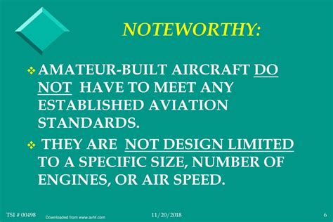 Certification Of Amateur Built Aircraft Ppt Download