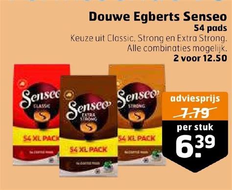 Douwe Egberts Senseo 54 Pads Aanbieding Bij Trekpleister