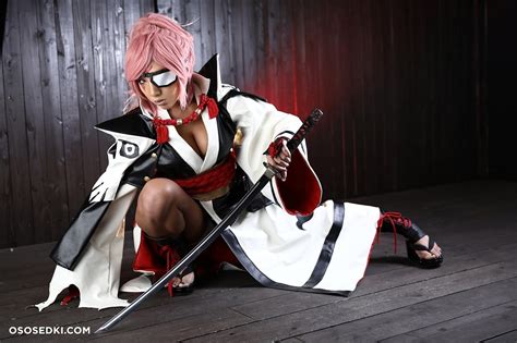 Nonsummerjack Guilty Gear Baiken Naked Cosplay Asian 97 Photos