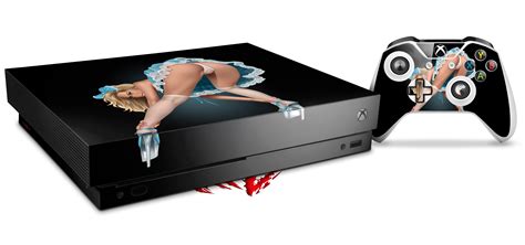 Xbox One X Console Controller Bundle Skins Alice Pinup Girl Uskins