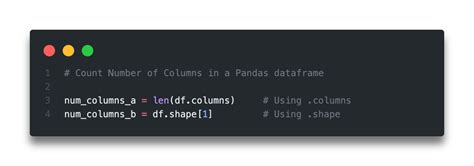 Pandas: Number of Columns (Count Dataframe Columns) • datagy