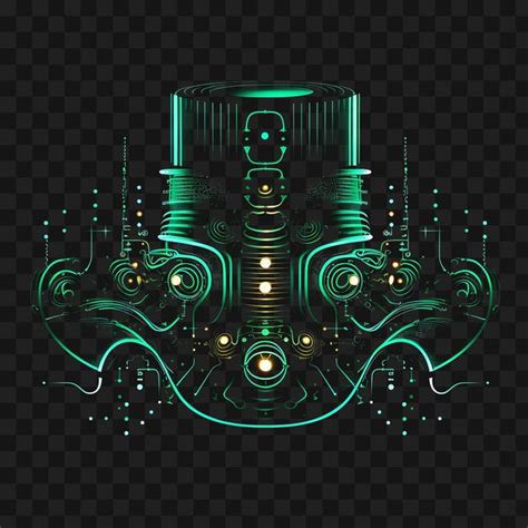 Premium Psd Psd Of Victorian Steampunk Hypnotic Neon Lines Top Hats