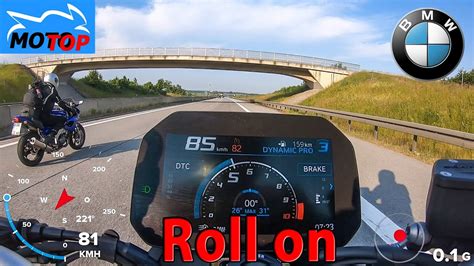 Bmw F900r 2023 Roll On 3rd 4th 5th 6th Gear Gps Youtube