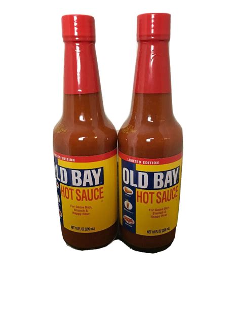 Old Bay Hot Sauce Lot Of Two 10 Oz Bottles Ebay