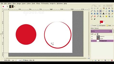 Drawing Circles And Bubbles With Gimp Software Youtube