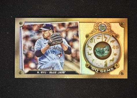 2022 Gypsy Queen GQ Gems Mini 16 Hyun Jin Ryu Toronto Blue Jays EBay