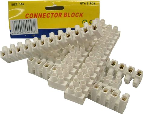 Electrical Connector Blocks 6 Pce 10a Xlectric