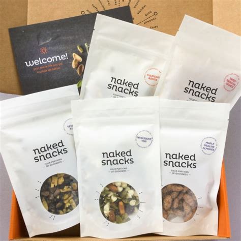 Naked Snacks Subscription Box Review Promo Code July Girl