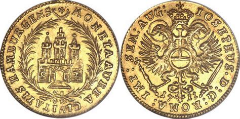 1 Ducat Free Hanseatic City Of Hamburg Numista