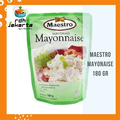 Jual MAYONAISE MAESTRO POUCH 180 GR Shopee Indonesia