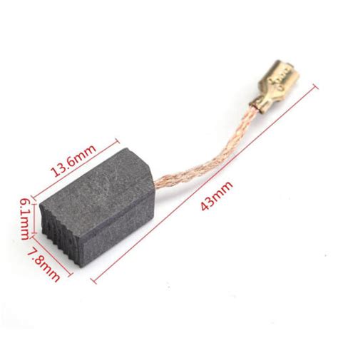 20pcs Graphite Copper Motor Carbon Brushes Kit For 100mm Angle Grinder 6814mm Ebay