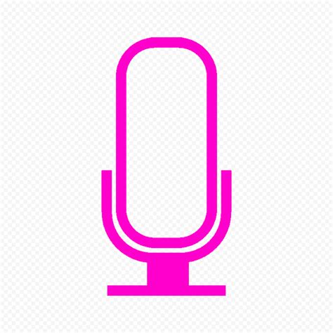 HD Pink Microphone Mic Voice Sound Icon Transparent PNG Citypng