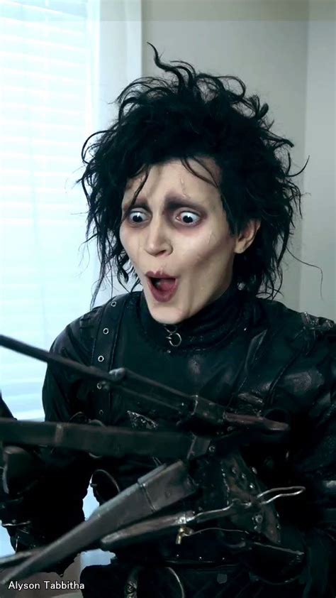 Edward Scissorhands Makeup