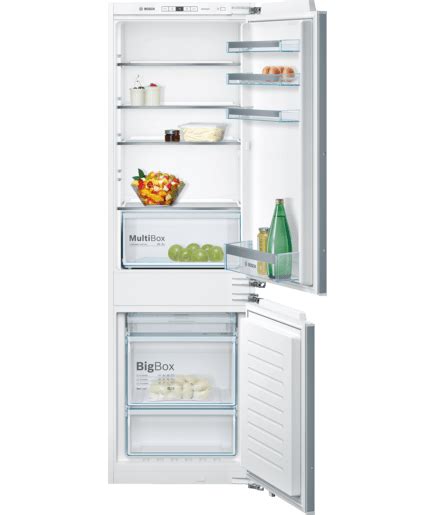 Kin86vf30g Built In Fridge Freezer With Freezer At Bottom Bosch Gb