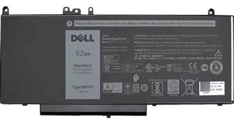 Bateria Dell Latitude E5470 E5570 Modelo 6mt4t 62wh Original MercadoLibre