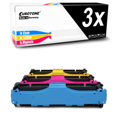 3x Cartuccia Per Canon I Sensys LBP 7680 Cdn MF 728 Cdw MF 726 Cdw LBP