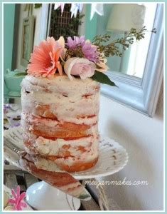 How To Make A Rustic Naked Cake What Meegan Makes