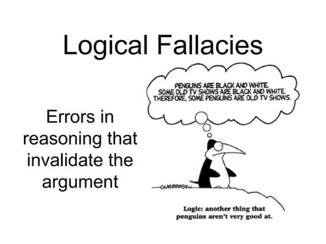 Logical fallacy examples | PPT