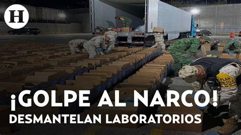 Golpe Al Narcotr Fico Ejercito Mexicano Desmantela Laboratorios