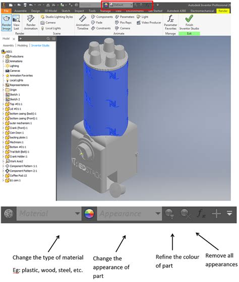 Rendering Your Design In Autodesk Inventor