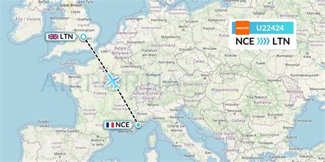 U22424 Flight Status EasyJet Nice To London EZY2424