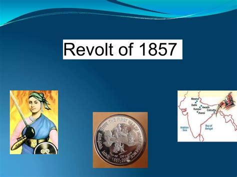 Main Centres Of Revolt Of 1857 On Map 2