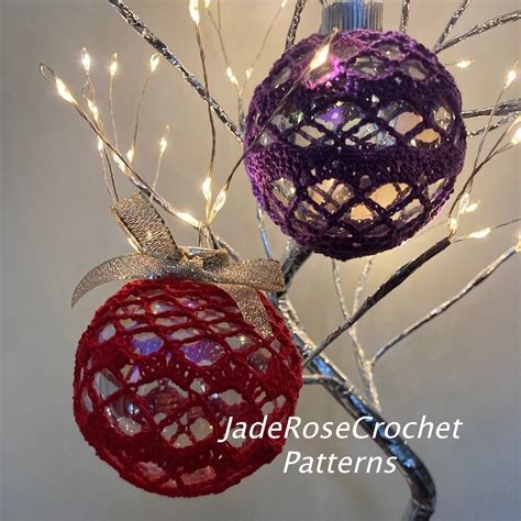 Free Crochet Patterns For Christmas Ball Covers At Karin Mandy Blog