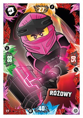 LEGO NINJAGO TCG8 Nr 77 Różowy Kultowy pl