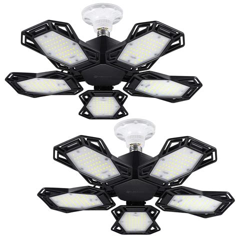 Buy Yunlights Led Garage Light W Lm K Pcs Five