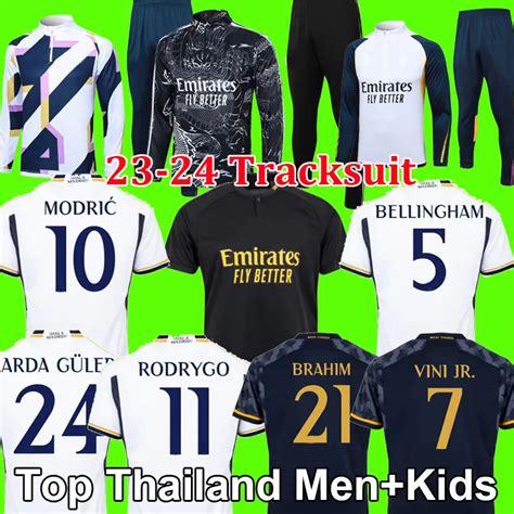 Vini Jr Soccer Jerseys Tracksuit Training Suit Bellingham Modric