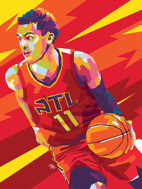 Nba Player Illustrations Behance