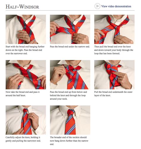 Half-Windsor knot | Tie dimple, Tie a necktie, Windsor tie knot