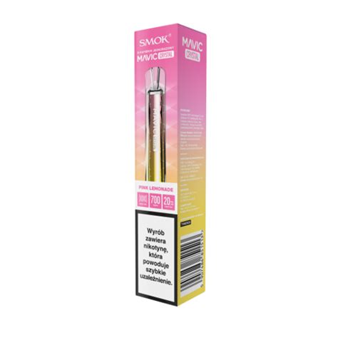 E Papieros Jednorazowy Smok Mavic Crystal Pink Lemonade 2ml 20mg