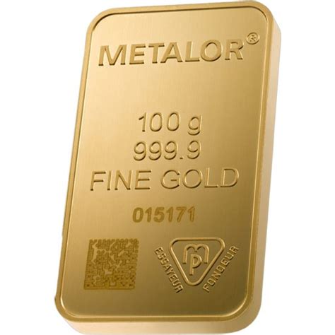 100 Gram Gold Bar Buying Gold Bars Gold Investments