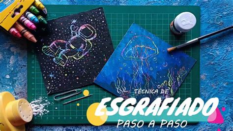 ESGRAFIADO TÉCNICA ARTÍSTICA PASO A PASO YouTube