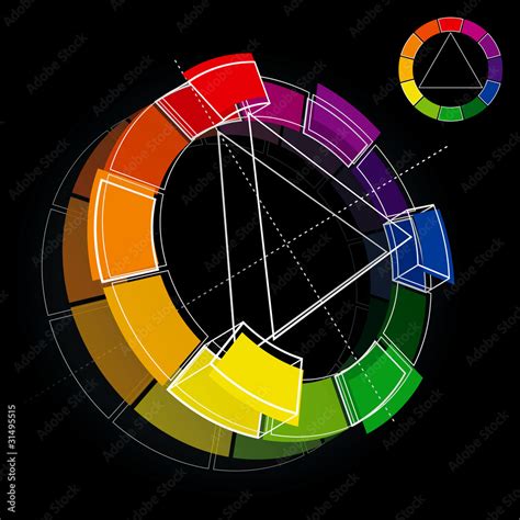 Color Wheel Stock Vector | Adobe Stock