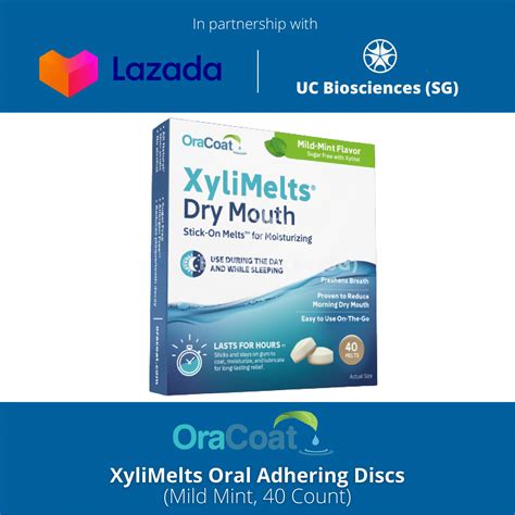 Quest Products Oracoat® Xylimelts Dry Mouth Oral Adhering Discs Mild