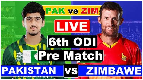 Live Pakistan Vs Zimbabwe Th Odi Match Live Scores Commentary