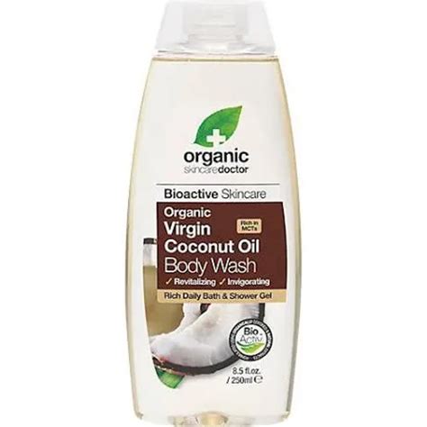 Dr Organic Gel De Dus Cu Ulei De Cocos Virgin 250ml Dr Max Farmacie