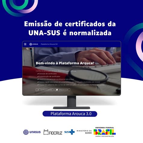 DMS UFPEL Rede UNA SUS retoma emissão de certificados