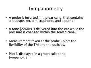 Tympanometry | PPT