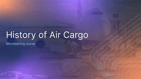 History Of Air Cargo Aeroclass Org