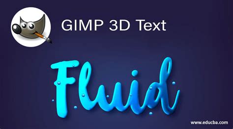 Gimp D Text Learn How To Create D Text In Gimp