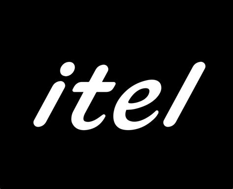 Itel Brand Logo Phone Symbol Name White Design China Mobile Vector Illustration With Black ...