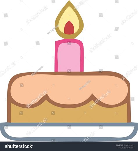 Birthday Cake Cartoon Drawing Art Vector Stock Vector (Royalty Free) 2200251349 | Shutterstock