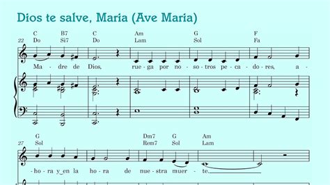 Dios Te Salve Mar A Ave Maria Youtube