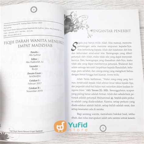 Buku Fiqih Darah Wanita Menurut Empat Madzhab Zam Zam Publishing