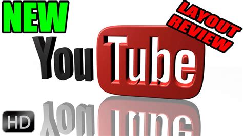 New Youtube Layout New Channel Design Review Youtube